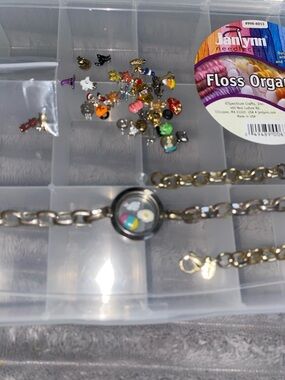 ORAGAMI OWL LINK BRACELET WITH EXTRA CHARMS